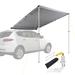 Yescom UV50+ Car Side Awning 7.6'x8.2' Rooftop Pull Out Tent Shelter PU 2000mm Sunshade Outdoor Camping Travel Beige