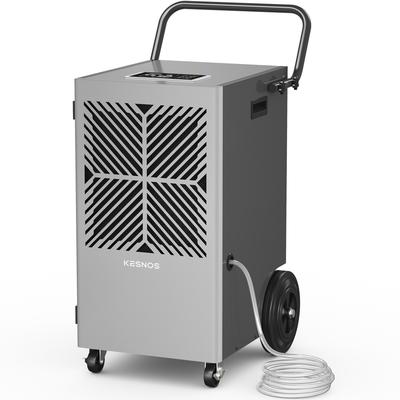 Kesnos 155 Pints Commercial Dehumidifier with Pump, Drain Hose and Washable Filter Space up to 7500 Sq. Ft