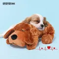 Pet Heartbeat Puppy educational Dog peluche Pet comodo coccole sollievo dall'ansia Sleep Aid Doll