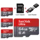 Sandisk 32GB 64GB Ultra A1-Speicherkarte 128GB 256GB 120 MB/s Microsd-Karte Klasse 10 UHS-1