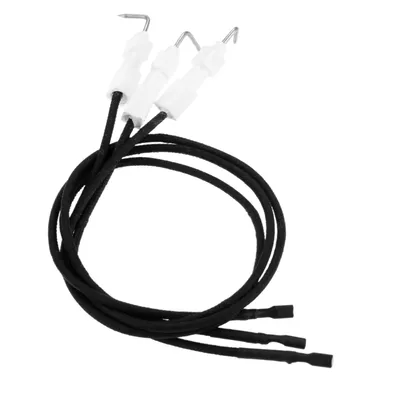 3pcs Propane Gas Patio Heater Universal Electrode Igniter Wire With Sparker 400mm Outdoor Grill Gas