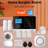 Tuya Sicherheits alarmsystem WiFi Home Alarm GSM Haus Einbruch Alarm für Hausbüro SMS App
