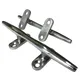 6" Heavy Duty Boat Hollow Base Cleat High Quality Stainless Steel Top Mirror Polished Boat Cleats