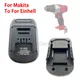 for Makita 18V Li-ion Battery Convert to for Einhell Electric Power Tool MT18EIN Battery Adapter For