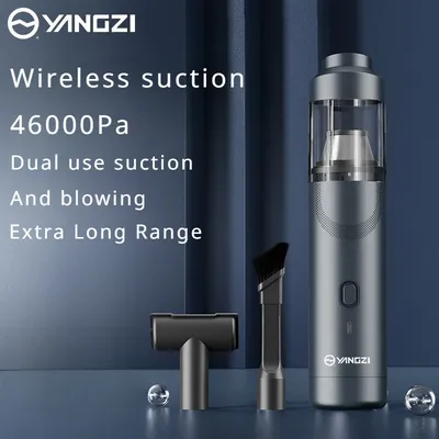 Portable Handheld Vacuum Cleaner, Cyclone Suction for Home and Car, Mini Wireless Dust Catcher, 25000PA, 35000PA, 46000PA