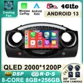 9 Zoll Android 13 für BMW Mini Cooper R50 R52 R53 Multimedia 4G Auto GPS Video Player TV Navigations