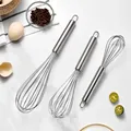 Egg Beater Stainless Steel Kitchen Egg Whisk Bake Mixer Cream Manual Stiring Mixing Tool Bread