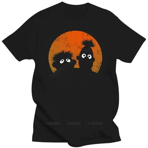 E & B Puppen T-Shirt-Logo Ernie Film TV und Serie bert Cartoon T-Shirt Männer Frauen Unisex neue