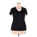 C9 By Champion Active T-Shirt: Black Activewear - Women's Size 2X-Large