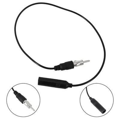 Câble d'extension d'antenne pour radio FM de voiture accessoire ABS portable usage général