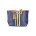 Cinda B Tote Bag: Blue Stripes Bags