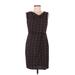 Ann Taylor Casual Dress - Sheath: Burgundy Marled Dresses - Women's Size 6 Petite