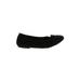 Torrid Flats: Slip On Chunky Heel Minimalist Black Solid Shoes - Women's Size 10 Plus - Almond Toe