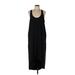 Athleta Casual Dress - Slip dress: Black Solid Dresses - Women's Size Large Petite