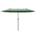 Lark Manor™ Aletse 13' x 6.5' Rectangular Market Umbrella Metal in Green | Wayfair 929D6148366041358C6D327E427488EA