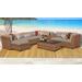 Laguna 10 Piece Outdoor Wicker Patio Furniture Set 10b in Wheat - TK Classics Laguna-10B