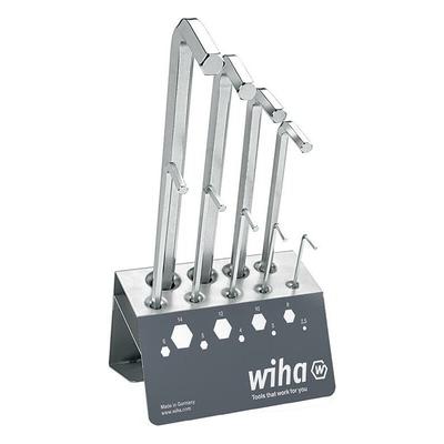 Wiha - Winkelschraubendreher- Satz im Werkstattständer 9-teilig 2,5-14mm vernickelt Image
