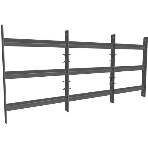 Fenstergitter Einbruchschutz Balkongeländer Stabgeländer 60x70-130CM Stahl Safe Sicherheitsgitter