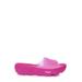 Jella Clear Platform Slip-on Slides