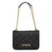 Quilted Logo Shoulder Bag