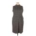 C established 1946 Casual Dress - Sheath: Gray Marled Dresses - Women's Size 18