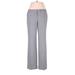 Kasper Dress Pants - High Rise Boot Cut Boot Cut: Gray Bottoms - Women's Size 4 Petite