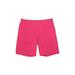 Lands' End Athletic Shorts: Pink Print Activewear - Women's Size X-Large - Stonewash