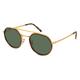 Ray-Ban RB3765 Unisex-Sonnenbrille Vollrand Eckig Metall-Gestell, gold