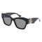 Gucci GG1422S Unisex-Sonnenbrille Vollrand Butterfly Recycled Acetat-Gestell, schwarz