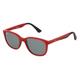 Ray-Ban Junior RJ9078S Unisex-Sonnenbrille Vollrand Eckig Kunststoff-Gestell, schwarz