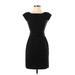 Banana Republic Casual Dress - Party: Black Solid Dresses - Women's Size 00 Petite