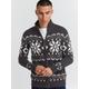 Solid Strickjacke Herren grau, L