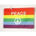 AZ FLAG Bandiera Arcobaleno Simbolo Pace 45x30cm - BANDIERINA Gay - Rainbow Flag 30 x 45 cm