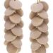 Canvas Style Naya Wood Disc Cluster Statement Earrings - Gold