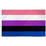 AZ FLAG Bandiera Orgoglio GENDERFLUID 150x90cm - Bandiera GENDERFLUID Pride 90 x 150 cm