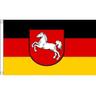 AZ FLAG Bandiera Bassa Sassonia 90x60cm - Bandiera Land di Niedersachsen - Germania 60 x 90 cm