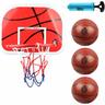 Mini canestro da basket per bambini al coperto con palla e pompa da basket, canestro da basket a