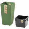 Prosperplast - Vaso Ecodeco durs 19.5x19.5xH37.5 cm in plastica e legno OliveDrab