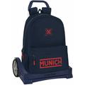 Trolley per la Scuola Munich Flash Blu Marino 30 x 46 x 14 cm