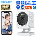 Didseth tuya 5mp caméra ip sécurité intérieure pir mouvement détection humaine vie intelligente cctv vidéo surveillance bébé moniteur