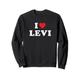 Levi Geschenk für Vornamen, I Love Levi Heart Levi Sweatshirt