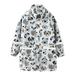 JDEFEG Toddler Girls Raincoat Hooded Raincoat for Girls Cartoon Print Rain Dungarees Windproof Waterproof Outwear Raincoat Trench Coat Hoodies Clothes 211Y Girls Coats Size 12 White 140