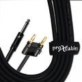 ProX XC-QB100 100 FT 1/4 TS-M to Banana High Performance Speaker Cable 12-AWG