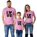 Family Cute Matching Outfits Couple Shirts T-Shirt Fashion Print T Shirts Christma Gift for Women/Men/Kids/Couples