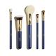 Sigma Beauty Makeup Brush Set - Limited-Edition Disneyâ€™s Beauty and the Beast Makeup Brushes Set with Premium Fibers and Durable Handles for Face & Eyes Includes 5 Blue Makeup Brushes & Beauty Bag