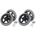 Wheelchair Wheels 4 Pcs for Casters Walker Parts Accessories Wheelchairs Miss Pvc+metal