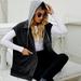 Herrnalise Fashion Women Boyfriend Solid Sleeveless Hooded ButtonJacket Casual Jeans Coat