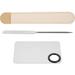 Palette Stick Cosmetic with Spatula Paint Oil Stainless Steel Foundation Mixing Tray Makeup Tools
