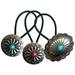 Yueyihe 3 Pcs Metal Hair Tie Ribbons Tiara Accessories for Women Rhinestone Bracelet Vintage Jewels Alloy Miss