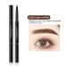 Yubatuo Eye Brow Pencils for Women Makeup Waterproof Eyebrow Pencil Non-smudge Eyebrow Pen-cil Long Lasting Eyebrow Pencil for Filling And Outlining Eyebrow Natural Stereo Brow Pencil